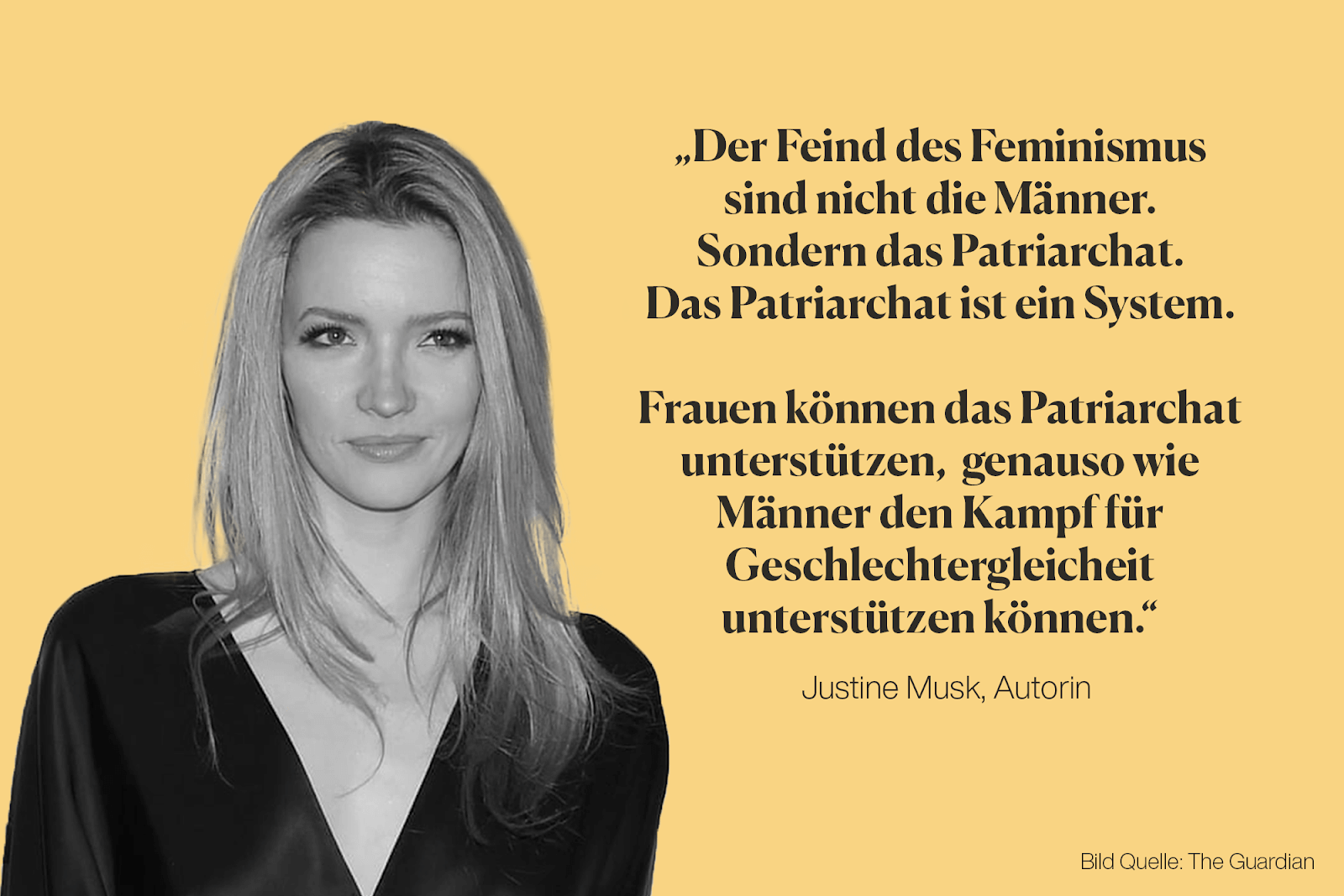 Illustration eines Zitates